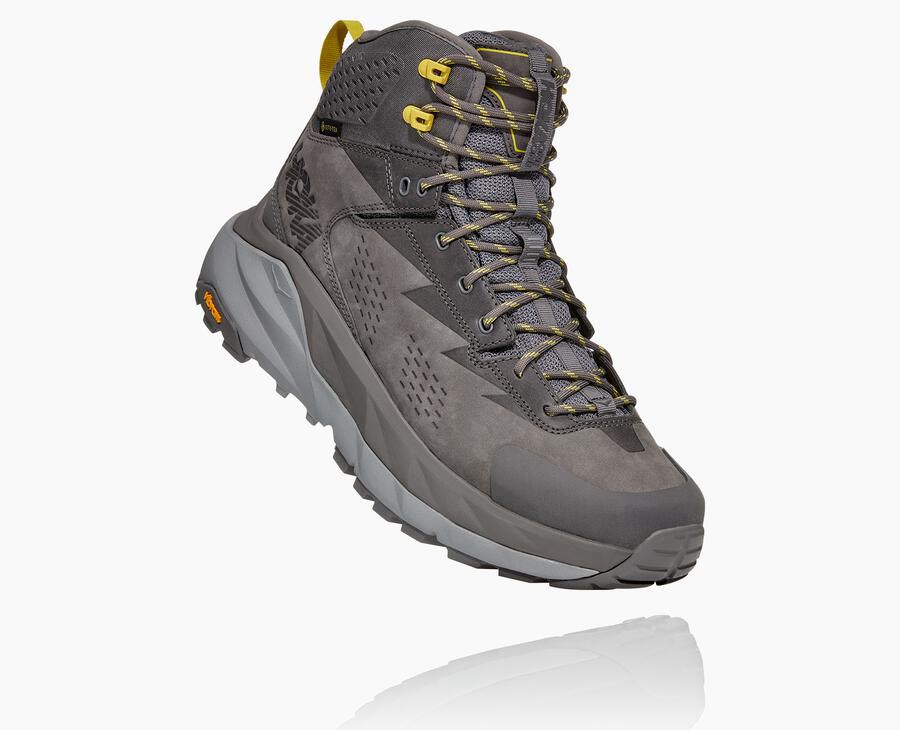 Hoka One One Kaha Gore-Tex Vandringsskor Herr - Grå - KBMDY-9762